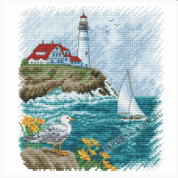 Искусница Набор для вышивания «Искусница» 4125 Маяк.Скалистый берег  17 х 19 см Набор для вышивания «Искусница» 4125 Маяк.Скалистый берег  17 х 19 см 