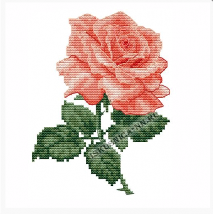 Набор для вышивания «Искусница» 5035 Красота розы  10,5 х 13,5 см (арт. Набор для вышивания «Искусница» 5035 Красота розы  10,5 х 13,5 см)