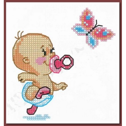 Набор для вышивания крестом «Искусница» 182 Первые шаги(девочка) 11 x 13 см (арт. Набор для вышивания крестом «Искусница» 182 Первые шаги(девочка) 11 x 13 см)