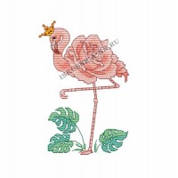 Искусница Набор для вышивания крестом «Искусница» 2054 Розовый фламинго 50 х 74 кл. Набор для вышивания крестом «Искусница» 2054 Розовый фламинго 50 х 74 кл. 