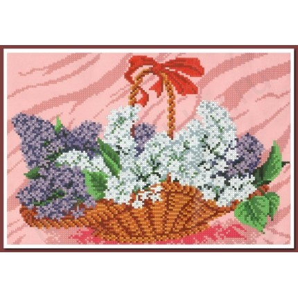Набор для вышивания крестом «Искусница» 522 Сирень (арт. Набор для вышивания крестом «Искусница» 522 Сирень)