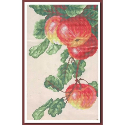 Набор для вышивания крестом «Искусница» 556 Спелые яблоки (арт. Набор для вышивания крестом «Искусница» 556 Спелые яблоки)