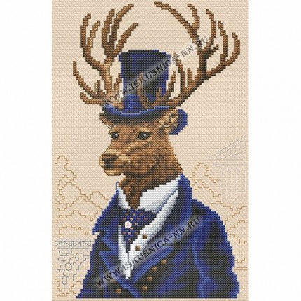 Набор для вышивания крестом «Искусница» 655 Благородный олень (арт. Набор для вышивания крестом «Искусница» 655 Благородный олень)