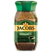 JACOBS 8050934 Кофе растворимый JACOBS "Monarch", сублимированный, 190 г, стеклянная банка, 8050934 
