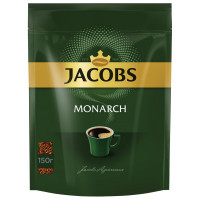 JACOBS 8052013 Кофе растворимый JACOBS "Monarch", сублимированный, 150 г, мягкая упаковка, 8052013 