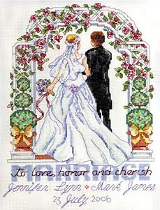 Набор для вышивания "Janlynn" №11 023-0373 "Любовь,честь, забота" (арт. №11)