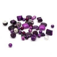 Jesse James  Набор декоративных бусин Design Elements 5924 Ультрафиолетовый 