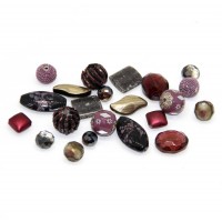 Jesse James  Набор декоративных бусин Inspirations 7062 Сахарная слива 