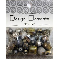 Jesse James  Набор декоративных бусин Design Elements 5916 Трюфель 