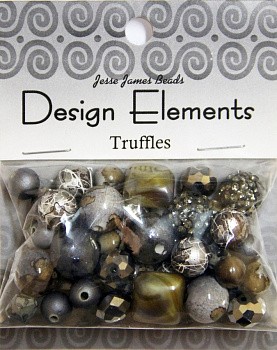 Набор декоративных бусин Design Elements 5916 Трюфель