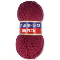 Аргентинская шерсть (упаковка 5 шт) Цвет 091 вишня