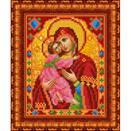 Схема для вышивания КБИ 5078 Икона Владимирская Божья Матерь