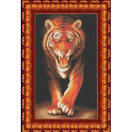 Схема для вышивания КБЖ 2006 Хищники-Тигр