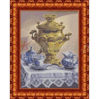 Каролинка Рисунок-схема на ткани «Каролинка» КБЛ 3032 Самовар Рисунок-схема на ткани «Каролинка» КБЛ 3032 Самовар 