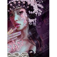 Каролинка Рисунок-схема на ткани «Каролинка» КБЛ 4003 Девушка с тату Рисунок-схема на ткани «Каролинка» КБЛ 4003 Девушка с тату 