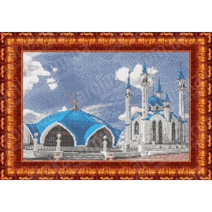 Рисунок-схема на ткани «Каролинка» КБП 3019 Мечеть Кул Фариф (арт. Рисунок-схема на ткани «Каролинка» КБП 3019 Мечеть Кул Фариф)