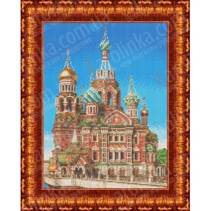 Рисунок-схема на ткани «Каролинка» КБП 3021 Храм Спаса на Крови (арт. Рисунок-схема на ткани «Каролинка» КБП 3021 Храм Спаса на Крови)