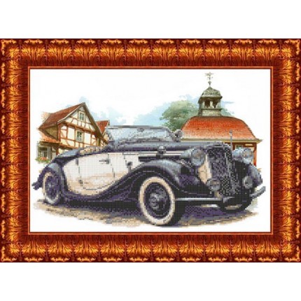 Рисунок-схема на ткани «Каролинка» КБП 3046 Прага Леди (арт. Рисунок-схема на ткани «Каролинка» КБП 3046 Прага Леди)