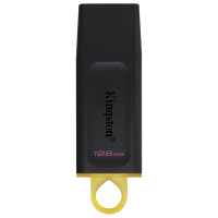 KINGSTON DTX/128GB Флеш-диск 128GB KINGSTON DataTraveler Exodia, разъем USB 3.2, черный/желтый, DTX/128GB 