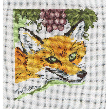 "Klart" набор для вышивания 4-050 "Лиса и виноград" (арт. 4-050)