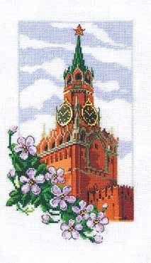 "Klart" набор для вышивания 7-100 "Спасская башня" (арт. 7-100)