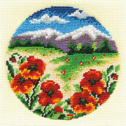 Набор для вышивания 8-069 Набор для вышивания 8-069 "Цветочная поляна"