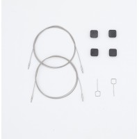 KnitPro Набор Petite: 2 тросика 35 см, 4 заглушки и 2 кабельных ключика Knitpro, 10546 Набор Petite: 2 тросика 35 см, 4 заглушки и 2 кабельных ключика Knitpro, 10546 