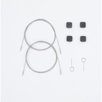 KnitPro Набор Petite: 2 тросика 56 см, 4 заглушки и 2 кабельных ключика Knitpro, 10547 Набор Petite: 2 тросика 56 см, 4 заглушки и 2 кабельных ключика Knitpro, 10547 