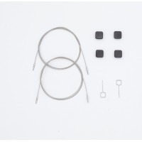 KnitPro Набор Petite: 2 тросика 76 см, 4 заглушки и 2 кабельных ключика Knitpro, 10548 Набор Petite: 2 тросика 76 см, 4 заглушки и 2 кабельных ключика Knitpro, 10548 