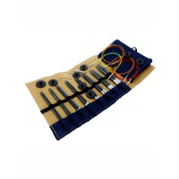 KnitPro Набор съемных деревянных спиц Indigo KnitPro, 20643 Набор съемных деревянных спиц Indigo KnitPro, 20643 