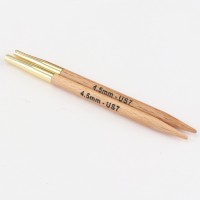 KnitPro Спицы съемные деревянные Basix KnitPro, для тросика 20 см, 4,50 мм 35656 Спицы съемные деревянные KnitPro Basix , для тросика 20 см, 4,50 мм 35656 