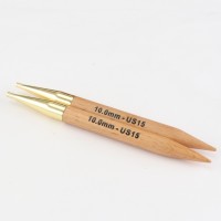 KnitPro Спицы съемные деревянные Basix KnitPro, для тросика 35-126 см, 10,00 мм 35644 Спицы съемные деревянные KnitPro Basix , для тросика 35-126 см, 10,00 мм 35644 