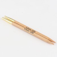 KnitPro Спицы съемные деревянные Basix KnitPro, для тросика 35-126 см, 5,00 мм 35637 Спицы съемные деревянные KnitPro Basix , для тросика 35-126 см, 5,00 мм 35637 