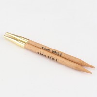 KnitPro Спицы съемные деревянные Basix KnitPro, для тросика 35-126 см, 6,50 мм 35640 Спицы съемные деревянные KnitPro Basix , для тросика 35-126 см, 6,50 мм 35640 
