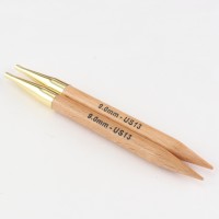 KnitPro Спицы съемные деревянные Basix KnitPro, для тросика 35-126 см, 9,00 мм 35643 Спицы съемные деревянные KnitPro Basix , для тросика 35-126 см, 9,00 мм 35643 