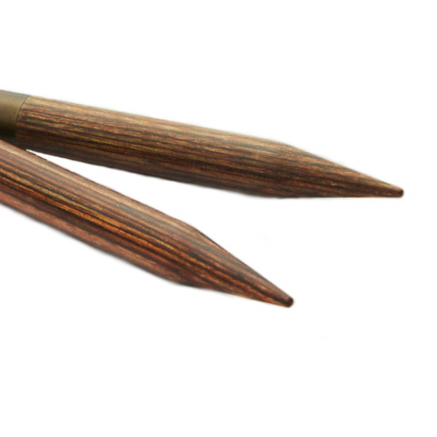 Спицы деревянные съемные Ginger KnitPro для длины тросика 20 см, 4.50 мм 31226 Спицы деревянные съемные Ginger KnitPro для длины тросика 20 см, 4.50 мм 31226