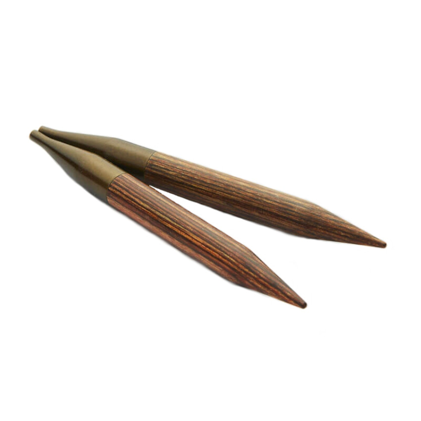 Спицы деревянные съемные Ginger KnitPro для длины тросика 20 см, 4.50 мм 31226 Спицы деревянные съемные Ginger KnitPro для длины тросика 20 см, 4.50 мм 31226