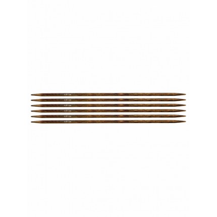 Спицы деревянные носочные Ginger KnitPro, 15 см, 3.00 мм 31005 (арт. Спицы деревянные носочные Ginger KnitPro, 15 см, 3.00 мм 31005)