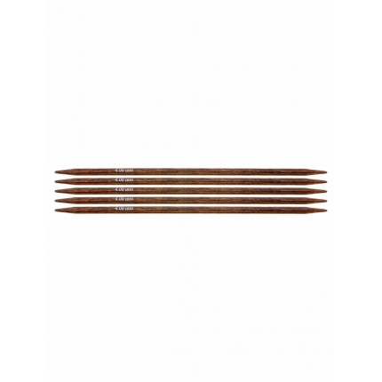 Спицы деревянные носочные Ginger KnitPro, 15 см, 4.00 мм 31009 (арт. Спицы деревянные носочные Ginger KnitPro, 15 см, 4.00 мм 31009)