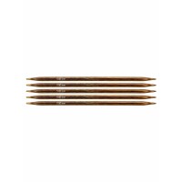 KnitPro Ginger Спицы деревянные носочные Ginger KnitPro, 15 см, 5.00 мм 31011 Спицы деревянные носочные Ginger KnitPro, 15 см, 5.00 мм 31011 
