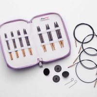 KnitPro Jadore Набор укороченных деревянных съемных кубических спиц Jadore Cubics, KnitPro 19302 Набор укороченных деревянных съемных кубических спиц Jadore Cubics, KnitPro 19302 