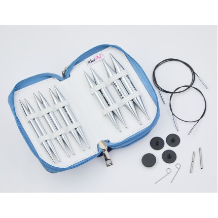 Набор съемных латунных спиц (толстые) Chunky 13 см Nova KnitPro 10624 (арт. Набор съемных латунных спиц (толстые) Chunky 13 см Nova KnitPro 10624)