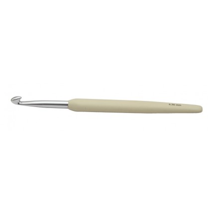 Крючок для вязания алюминиевый с эргономичной ручкой Waves KnitPro 6.50мм 30914 (арт. Крючок для вязания алюминиевый с эргономичной ручкой "Waves" KnitPro 6.50мм 30914)