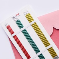 KnitPro Zing Набор алюминиевых носочных спиц (для начинающих) Starter 20 см Zing KnitPro 47422 Набор алюминиевых носочных спиц (для начинающих) Starter 20 см Zing KnitPro 47422 