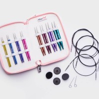 KnitPro Zing Набор алюминиевых съемных спиц (делюкс) Deluxe 10 см Zing KnitPro 47425 Набор алюминиевых съемных спиц (делюкс) Deluxe 10 см Zing KnitPro 47425 