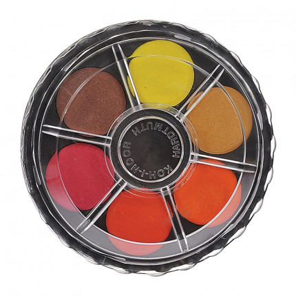 Краски акварельные KOH-I-NOOR, 12 цветов, без кисти, круглая пластиковая коробка, 017150300000 (арт. 017150300000)