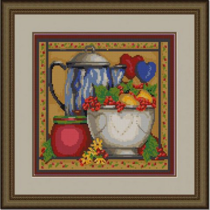 Рисунок на ткани «Конёк» 9683 Кухня 1. 25х25 см (арт. 9683)