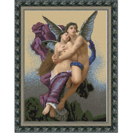 Рисунок на ткани «Конёк» 9779 Похищение Психеи (В. Бугро), 29x39 см (арт. 9779)