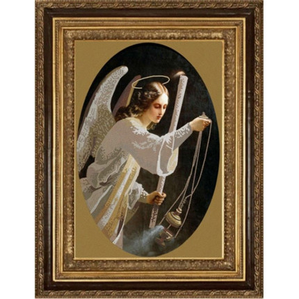 Рисунок на ткани «Конёк» 8431 Ангел со свечой, 29х39 см (арт. Рисунок на ткани «Конёк» 8431 Ангел со свечой, 29х39 см)
