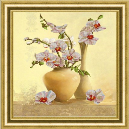 Рисунок на ткани «Конёк» 9788 Орхидея, 40х40 см (арт. Рисунок на ткани «Конёк» 9788 Орхидея, 40х40 см)